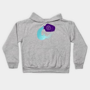 Aquarius (Royal Purple) Kids Hoodie